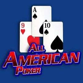 All American Poker online game logo by RTG (Reel Time Gaming) on romancasinos-es.com