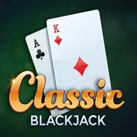 Classic Blackjack slot visual from Red Tiger Gaming available on romancasinos-es.com
