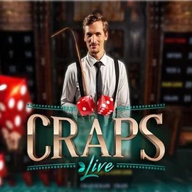 Live Craps logo – Live Casino by Evolution at Roman Casino