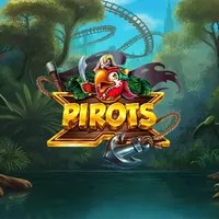 Pirots X slot logo by ELK Studios at Roman Casino