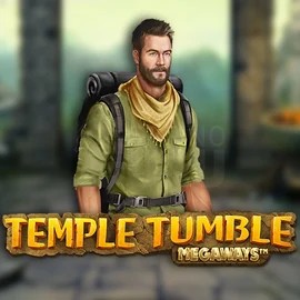 Temple Tumble Megaways logo by Relax Gaming at Roman Casino